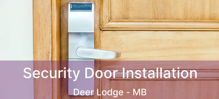  Security Door Installation Deer Lodge - MB