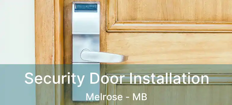  Security Door Installation Melrose - MB