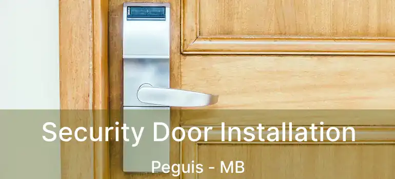  Security Door Installation Peguis - MB
