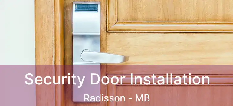  Security Door Installation Radisson - MB