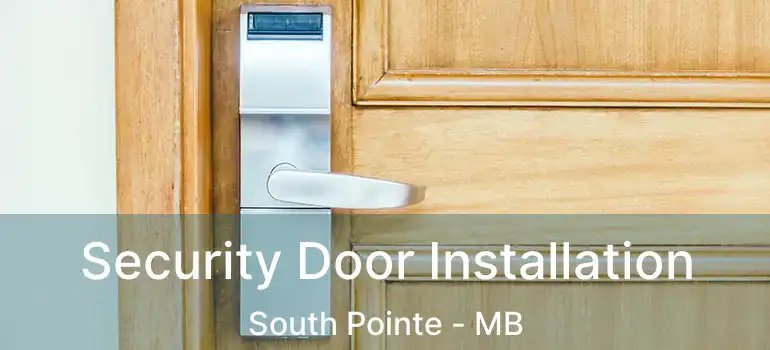  Security Door Installation South Pointe - MB