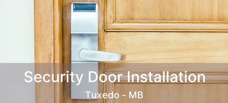  Security Door Installation Tuxedo - MB