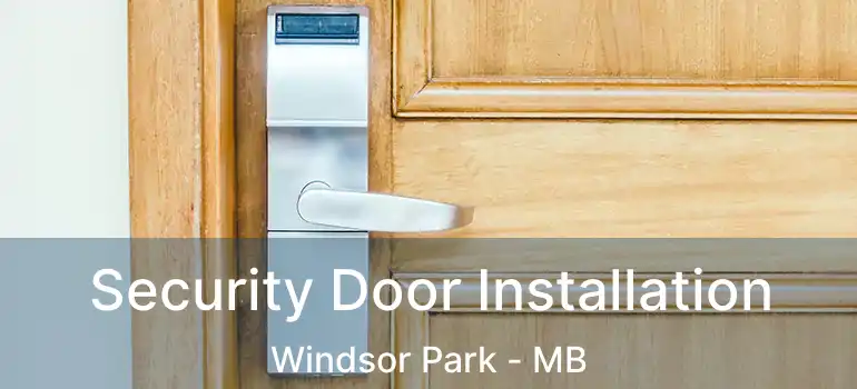  Security Door Installation Windsor Park - MB