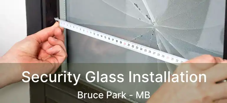  Security Glass Installation Bruce Park - MB