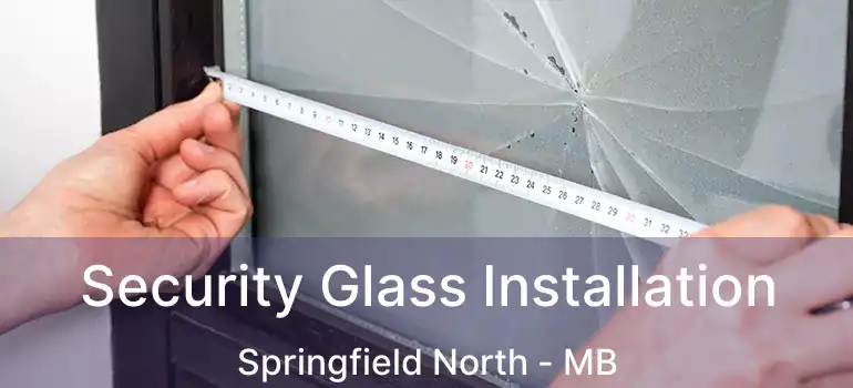  Security Glass Installation Springfield North - MB