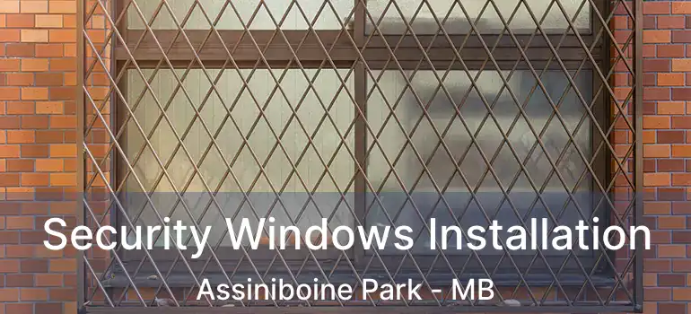  Security Windows Installation Assiniboine Park - MB