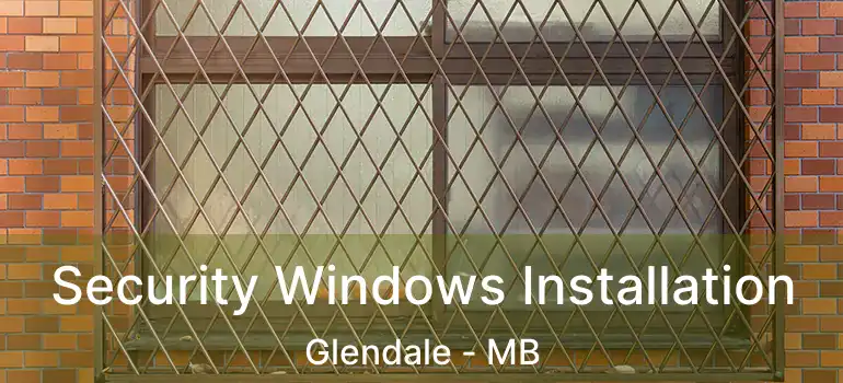  Security Windows Installation Glendale - MB