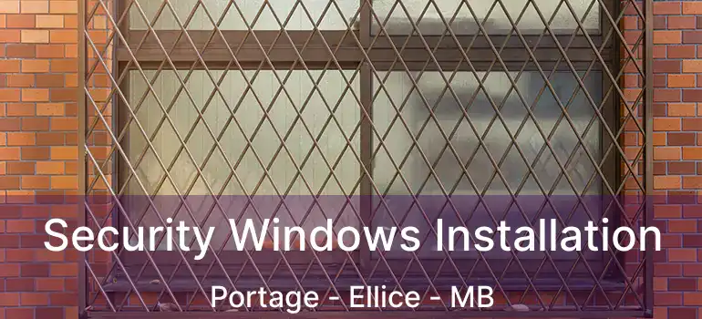  Security Windows Installation Portage - Ellice - MB