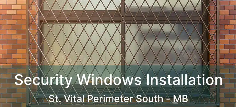  Security Windows Installation St. Vital Perimeter South - MB