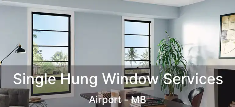  Single Hung Window Services Airport - MB