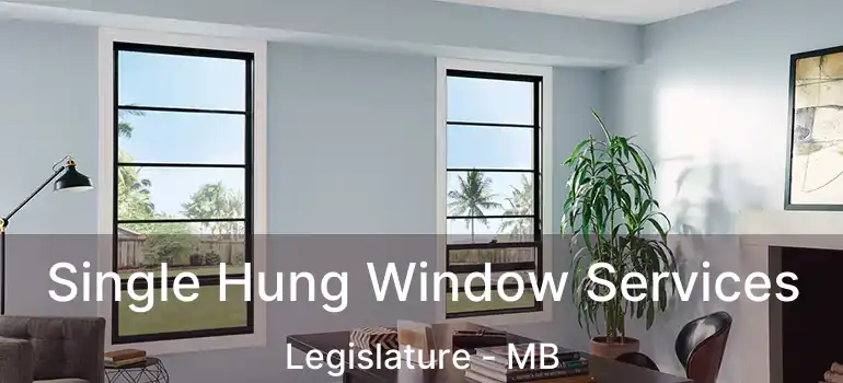  Single Hung Window Services Legislature - MB