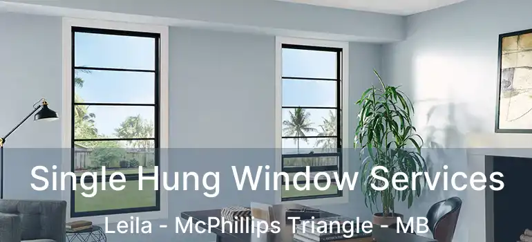  Single Hung Window Services Leila - McPhillips Triangle - MB