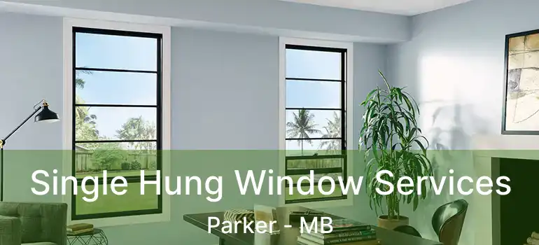  Single Hung Window Services Parker - MB