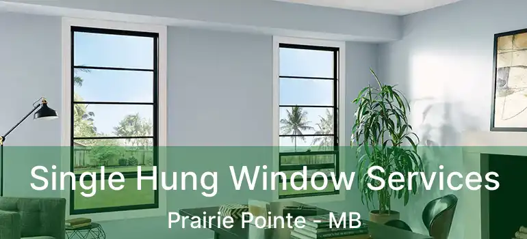  Single Hung Window Services Prairie Pointe - MB