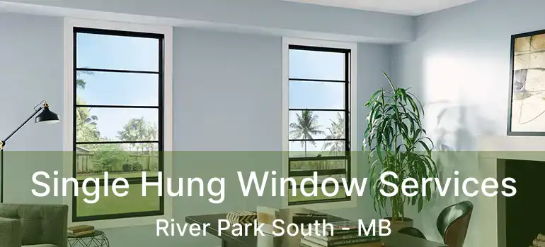  Single Hung Window Services River Park South - MB