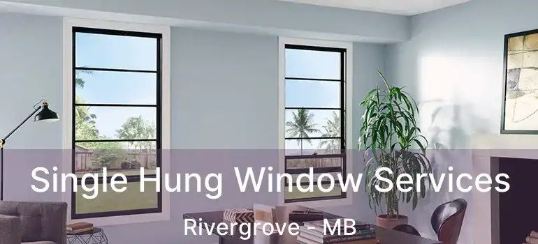  Single Hung Window Services Rivergrove - MB