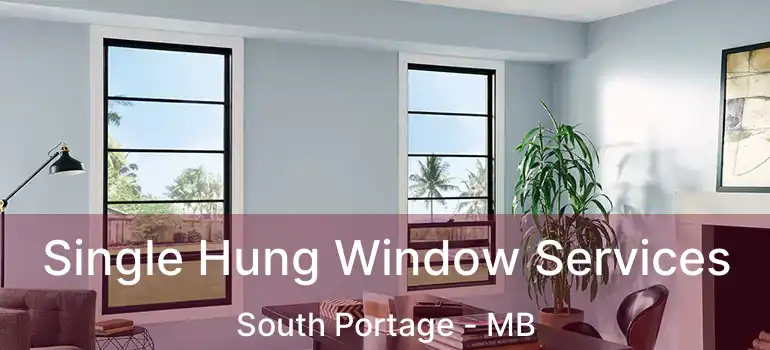  Single Hung Window Services South Portage - MB