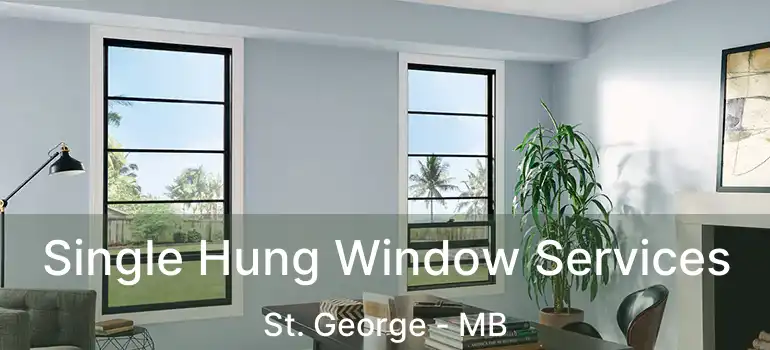  Single Hung Window Services St. George - MB