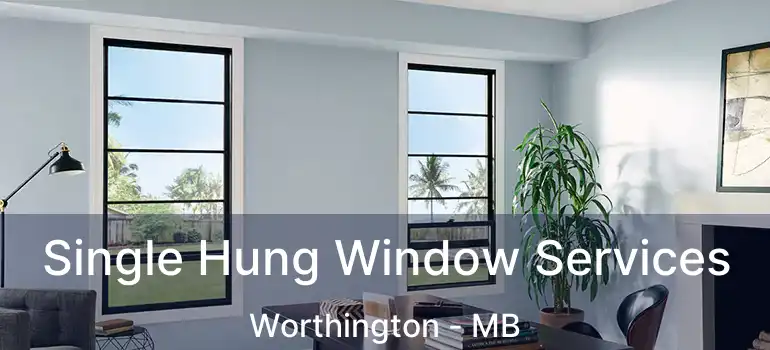  Single Hung Window Services Worthington - MB