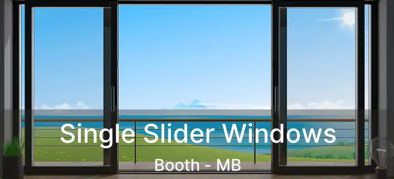  Single Slider Windows Booth - MB