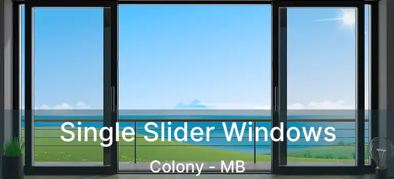  Single Slider Windows Colony - MB