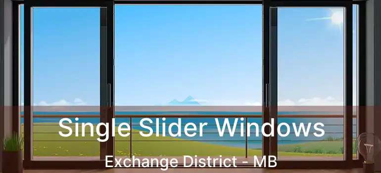  Single Slider Windows Exchange District - MB