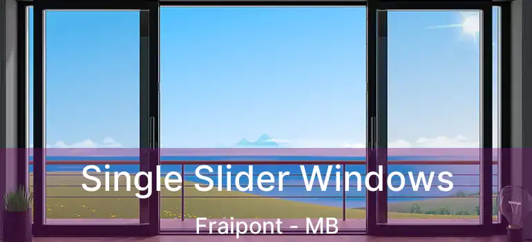  Single Slider Windows Fraipont - MB