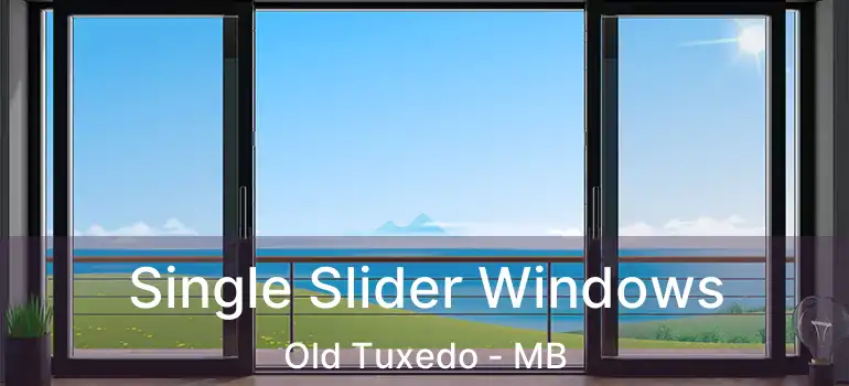  Single Slider Windows Old Tuxedo - MB