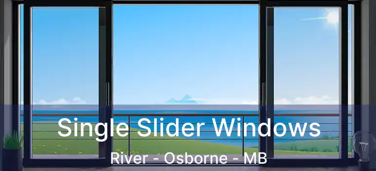  Single Slider Windows River - Osborne - MB