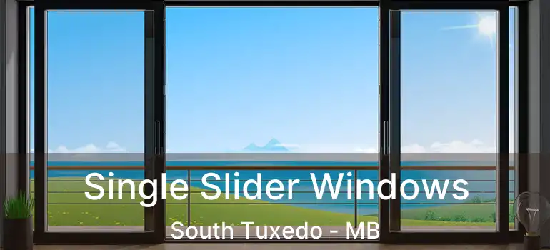  Single Slider Windows South Tuxedo - MB