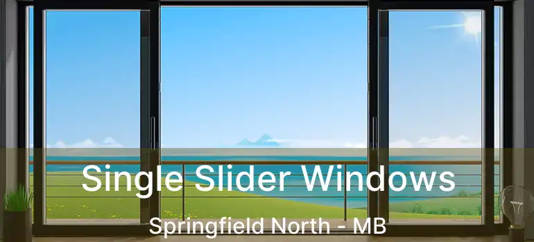  Single Slider Windows Springfield North - MB