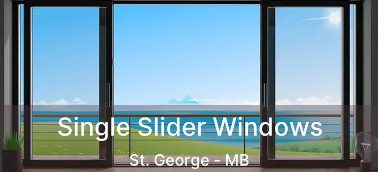  Single Slider Windows St. George - MB