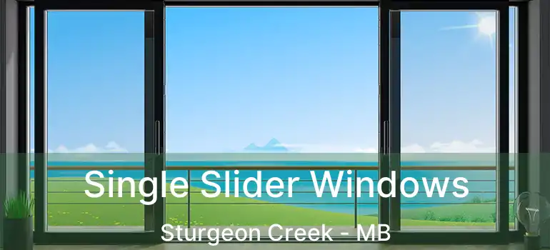  Single Slider Windows Sturgeon Creek - MB