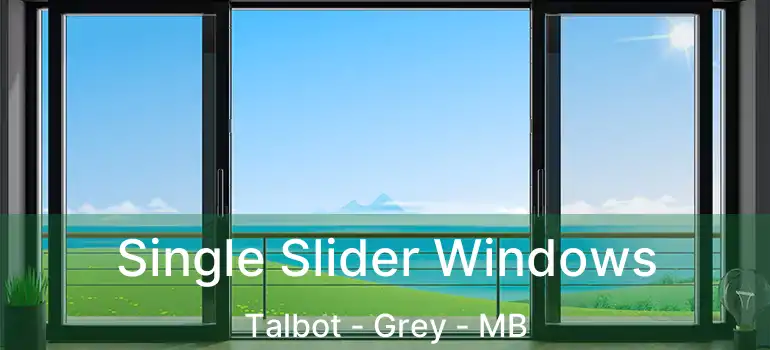  Single Slider Windows Talbot - Grey - MB