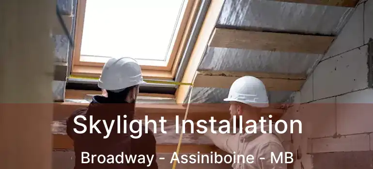 Skylight Installation Broadway - Assiniboine - MB