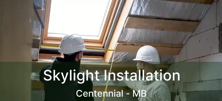  Skylight Installation Centennial - MB