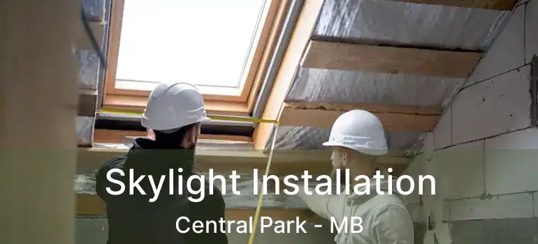  Skylight Installation Central Park - MB
