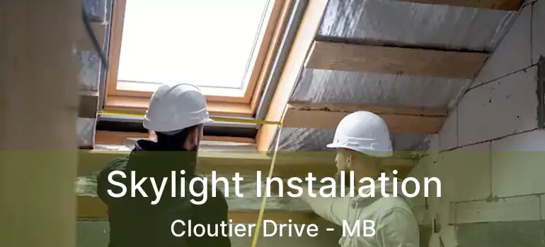  Skylight Installation Cloutier Drive - MB