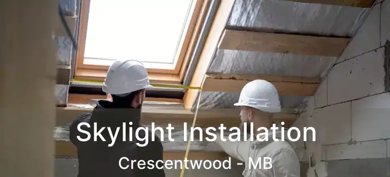  Skylight Installation Crescentwood - MB