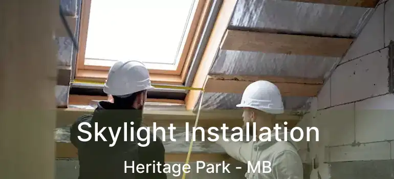  Skylight Installation Heritage Park - MB