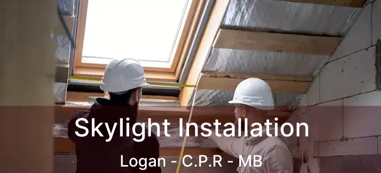  Skylight Installation Logan - C.P.R - MB