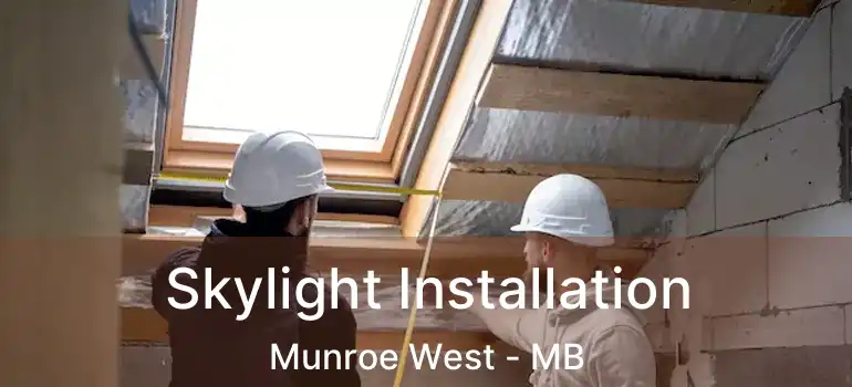  Skylight Installation Munroe West - MB