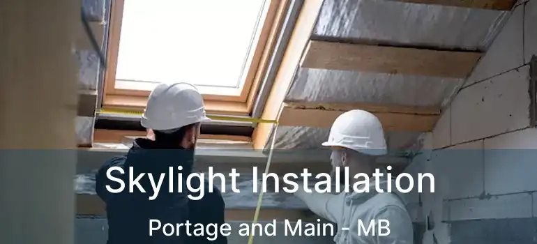  Skylight Installation Portage and Main - MB