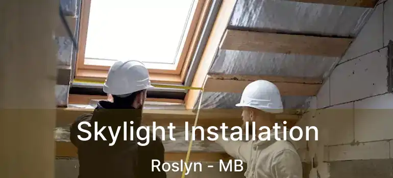  Skylight Installation Roslyn - MB