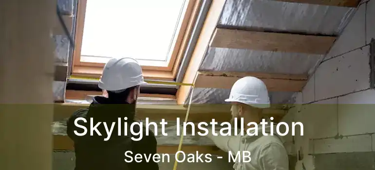  Skylight Installation Seven Oaks - MB
