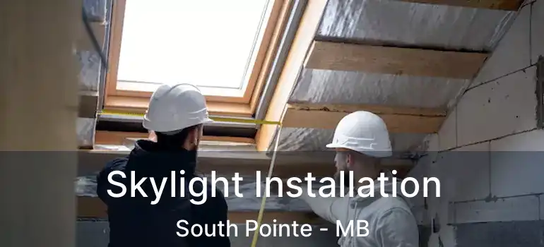  Skylight Installation South Pointe - MB