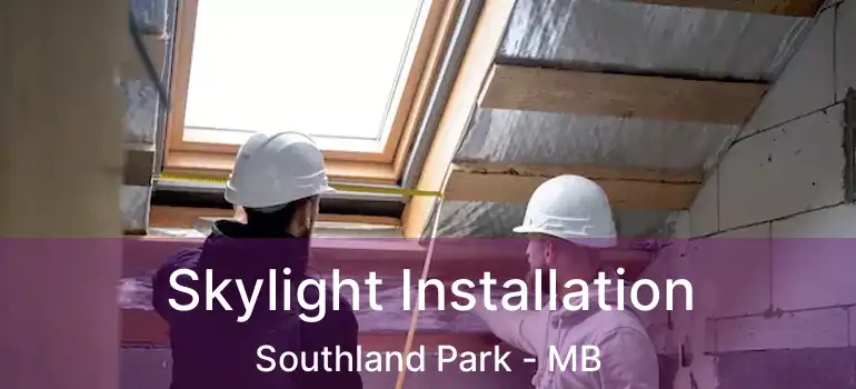  Skylight Installation Southland Park - MB