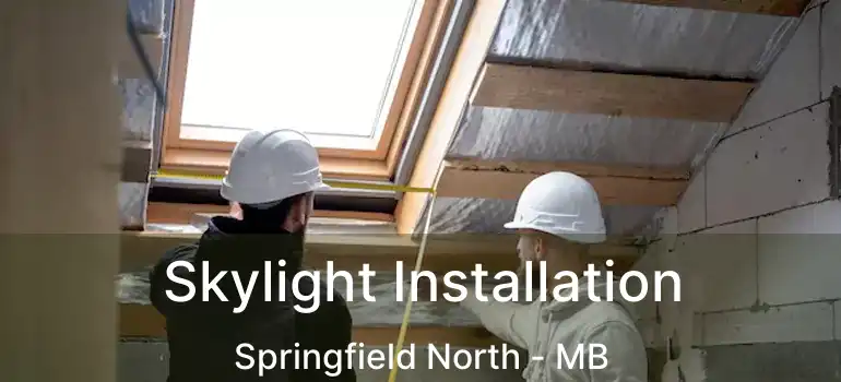  Skylight Installation Springfield North - MB