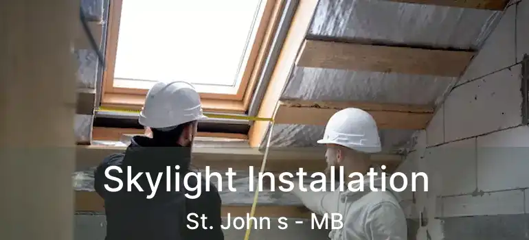  Skylight Installation St. John s - MB