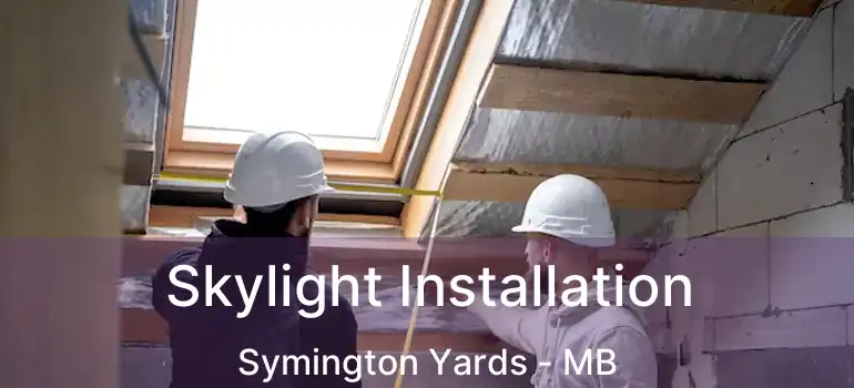  Skylight Installation Symington Yards - MB